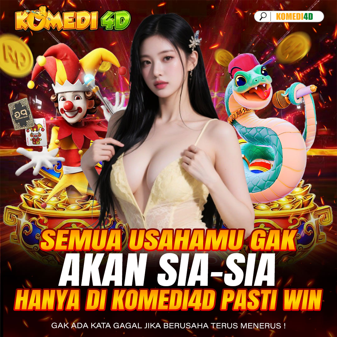 Galeri foto KOMEDI4D Slot Online Masa Kini Metode Deposit Qris Anti Ribet Pasti Win di Jakarta